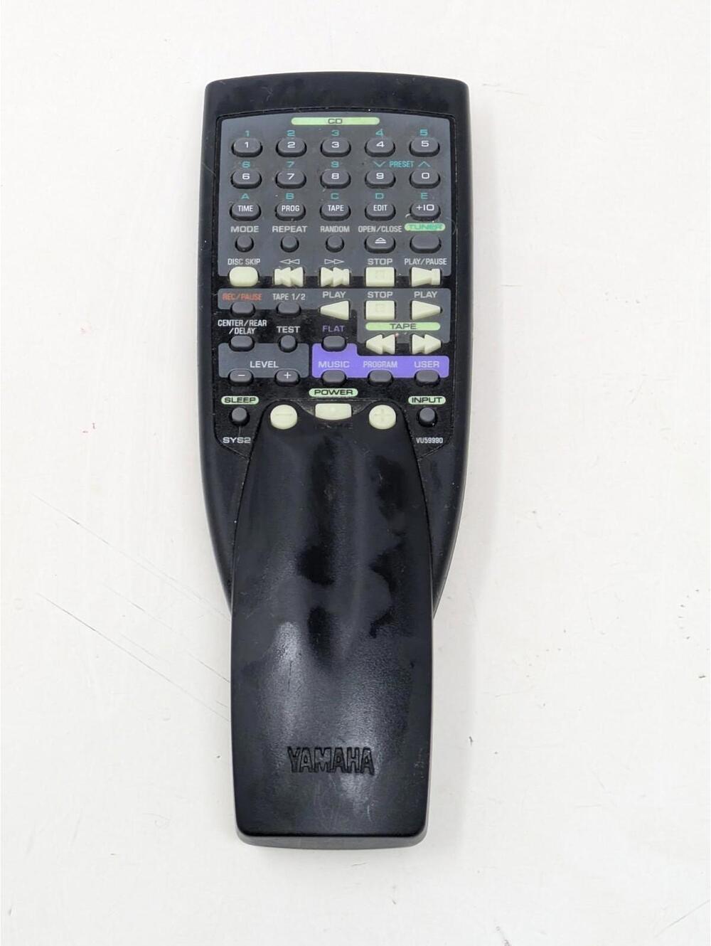 YAMAHA Remote Control SYS2 VU59990 - GX-50 GX-70 Natural Sound Mini System - Picture 2 of 5